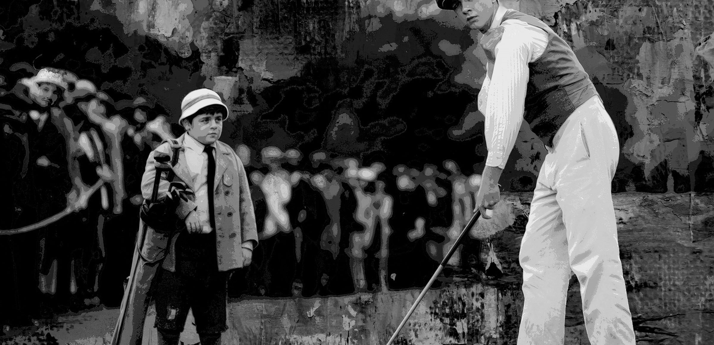 The Greatest Game Ever Played collection hero - The Greatest Game - Francis Ouimet Grayscale