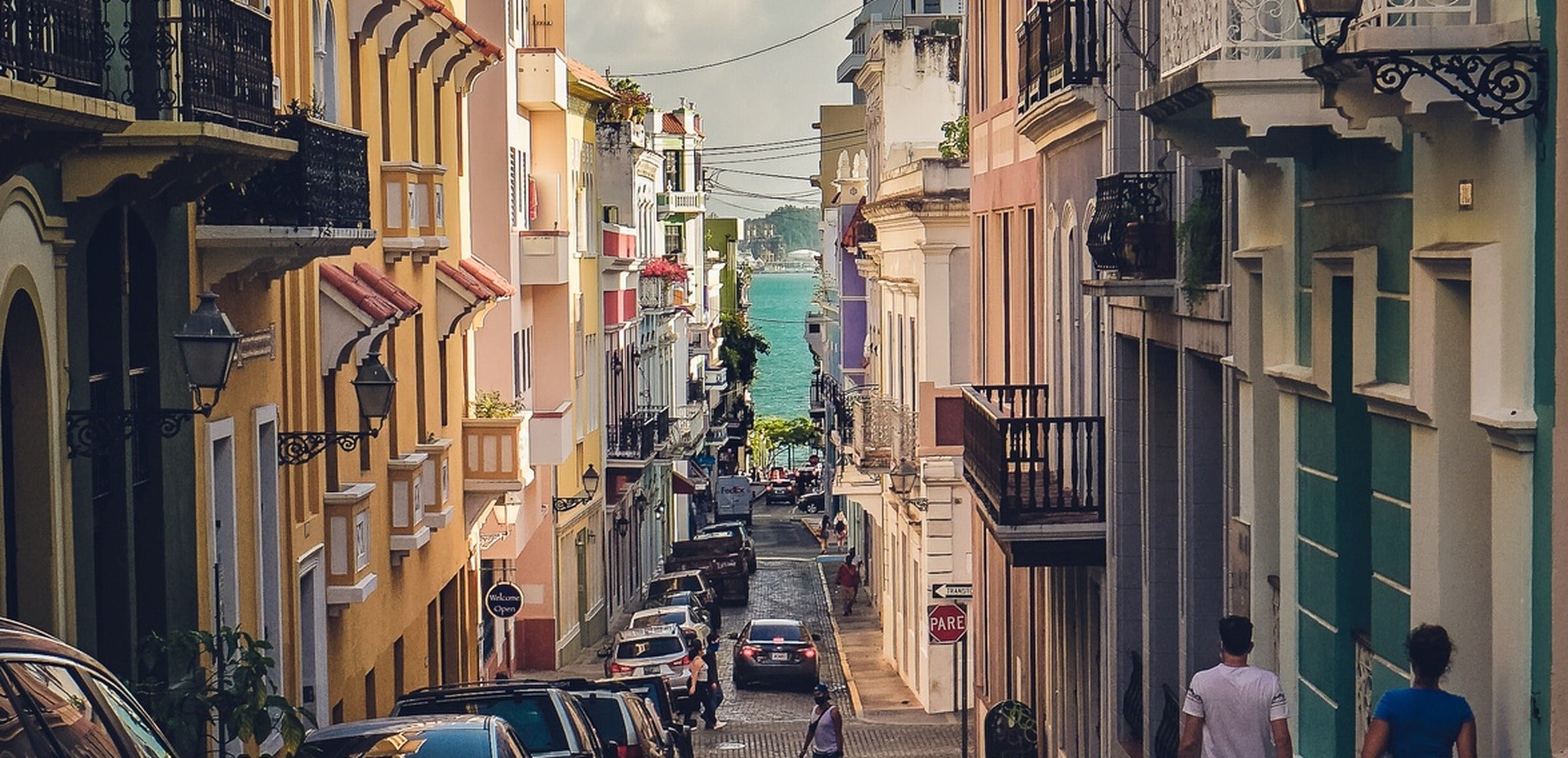Charity Dos Santos collection hero - Street of San Juan Puerto Rico