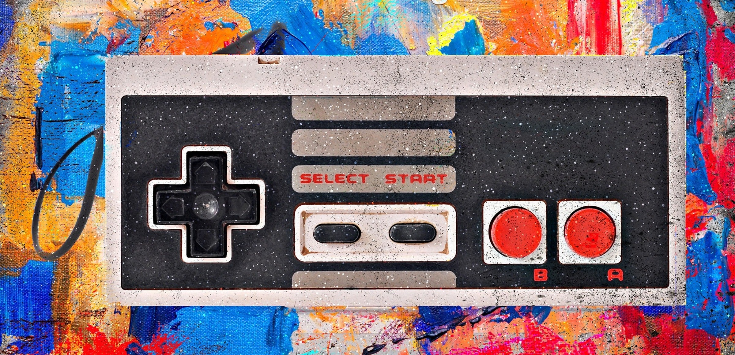 Retro Style Wall Art collection hero - NES Controller