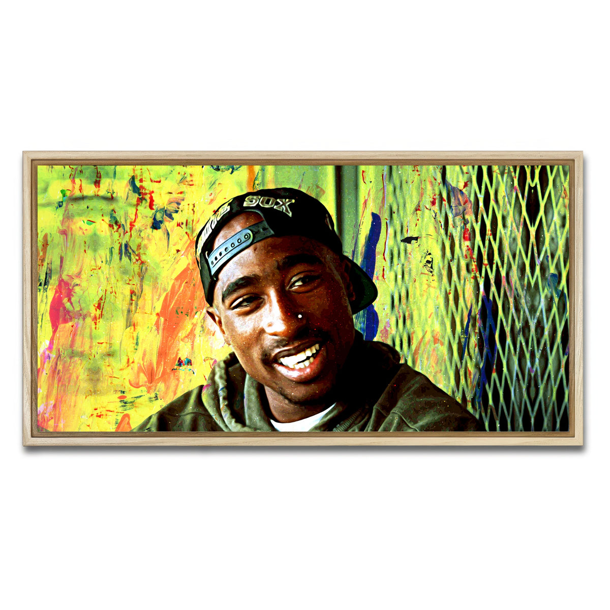 AUTO-MOCKUP WHITE | 2pac | 1 Piece | Natural Frame | group=2x1