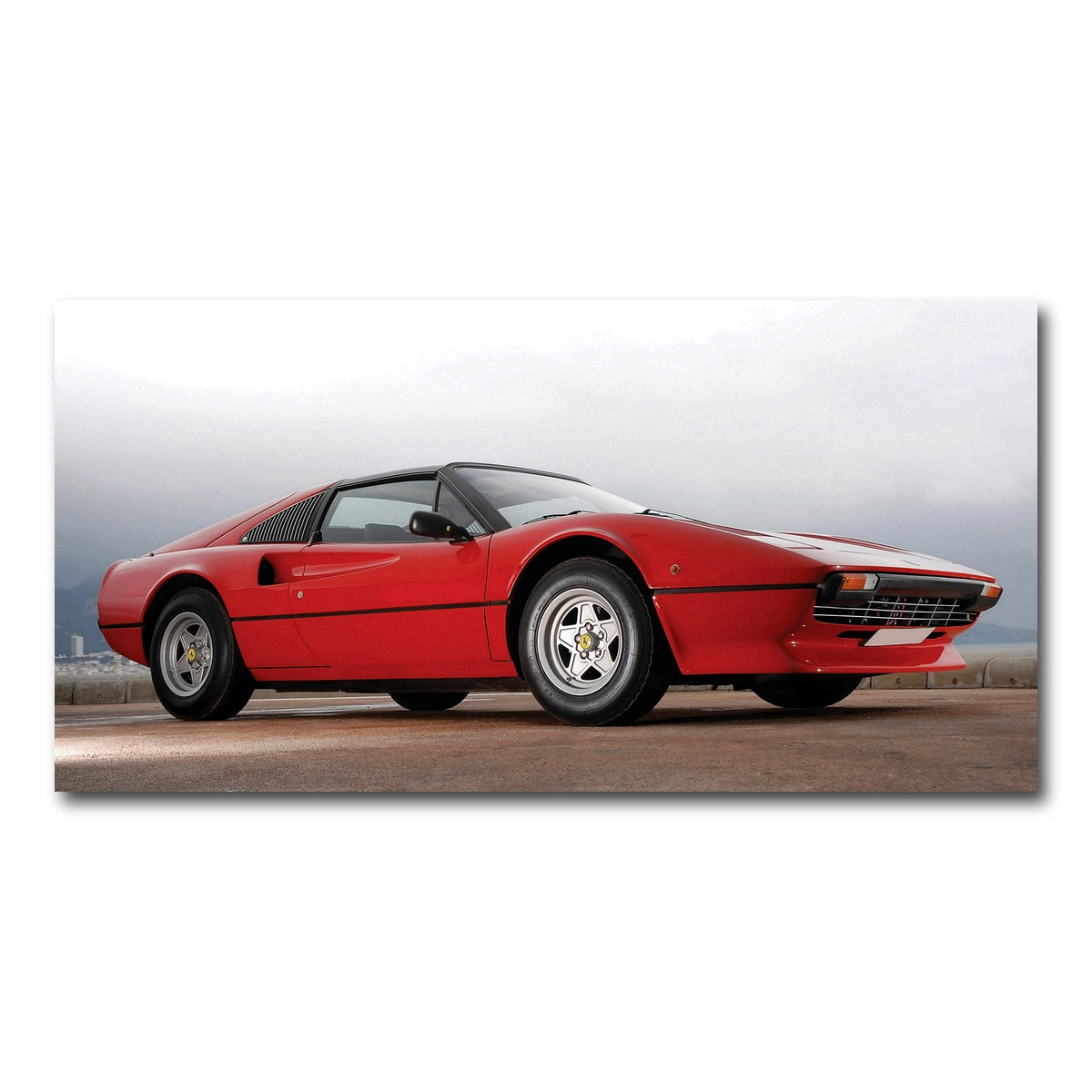 AUTO-MOCKUP WHITE | '77 Ferrari | 1 Piece | Gallery Wrap Canvas | group=2x1