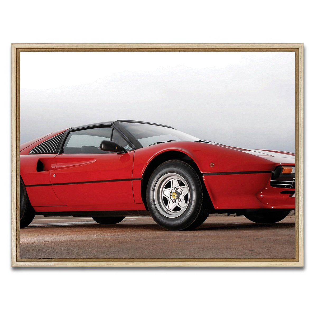 AUTO-MOCKUP WHITE | '77 Ferrari | 1 Piece | Natural Framed Canvas | group=4x3