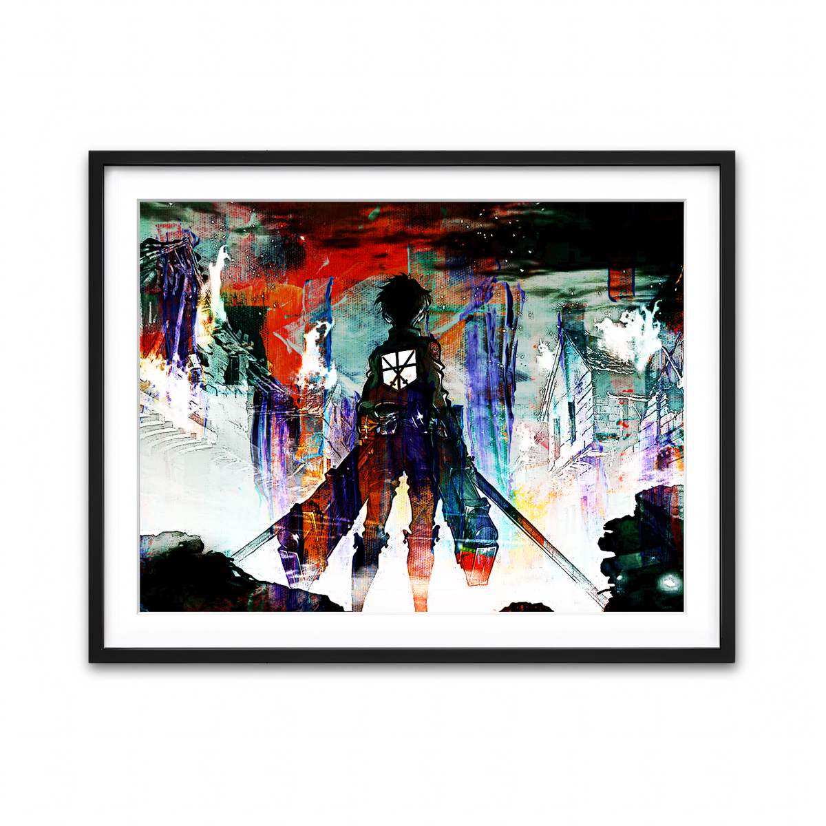 Framed Print 4x3 Black