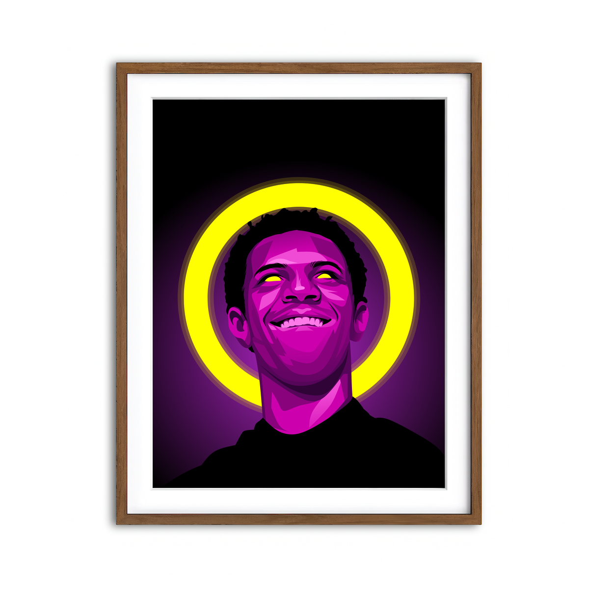 Framed Print 3x4 Walnut