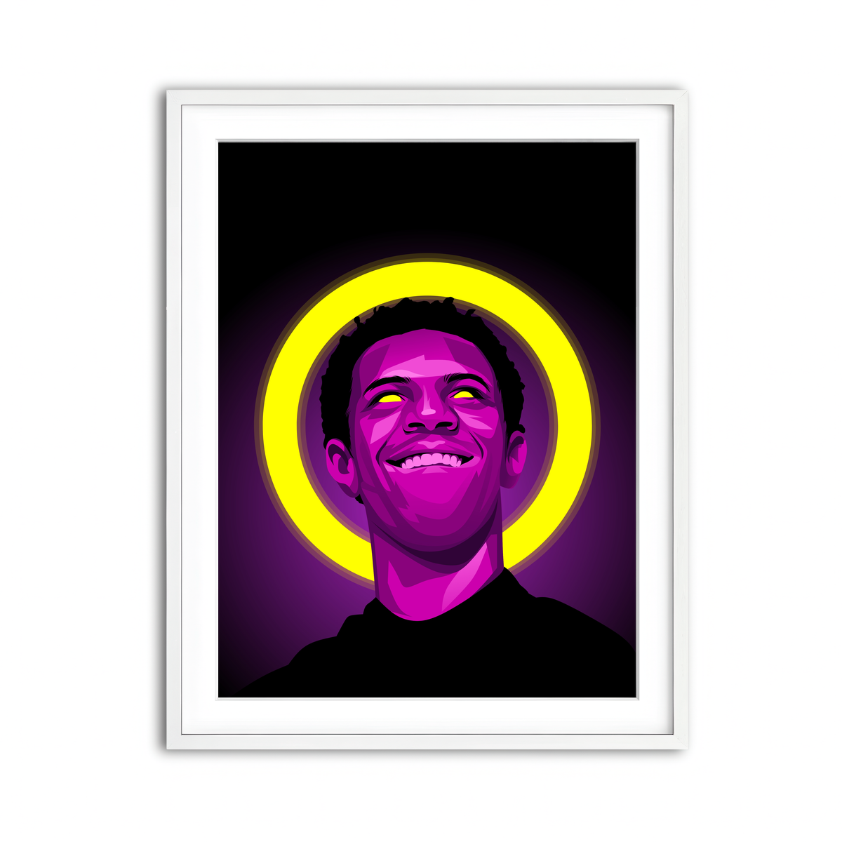 Framed Print 3x4 White