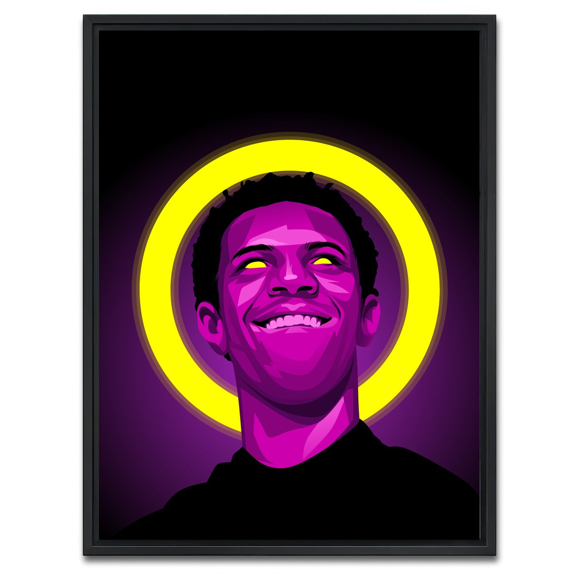 AUTO-MOCKUP WHITE | A Boogie | 1 Piece | Black Framed Canvas | group=3x4