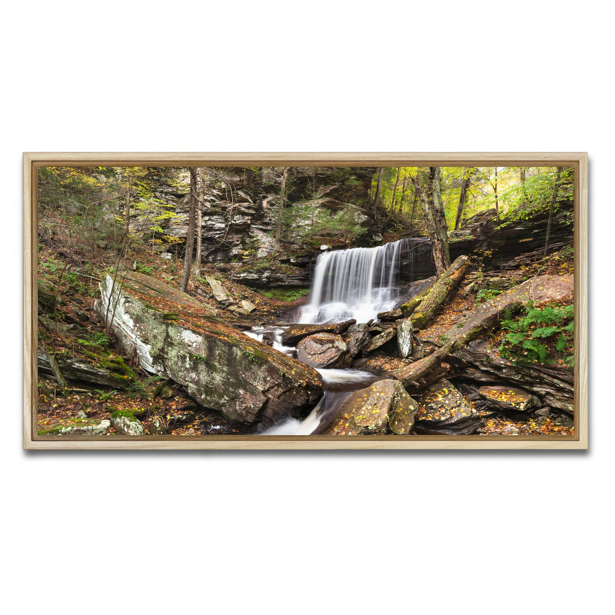 AUTO-MOCKUP WHITE | A Classic Scene | 1 Piece | Natural Frame | group=2x1