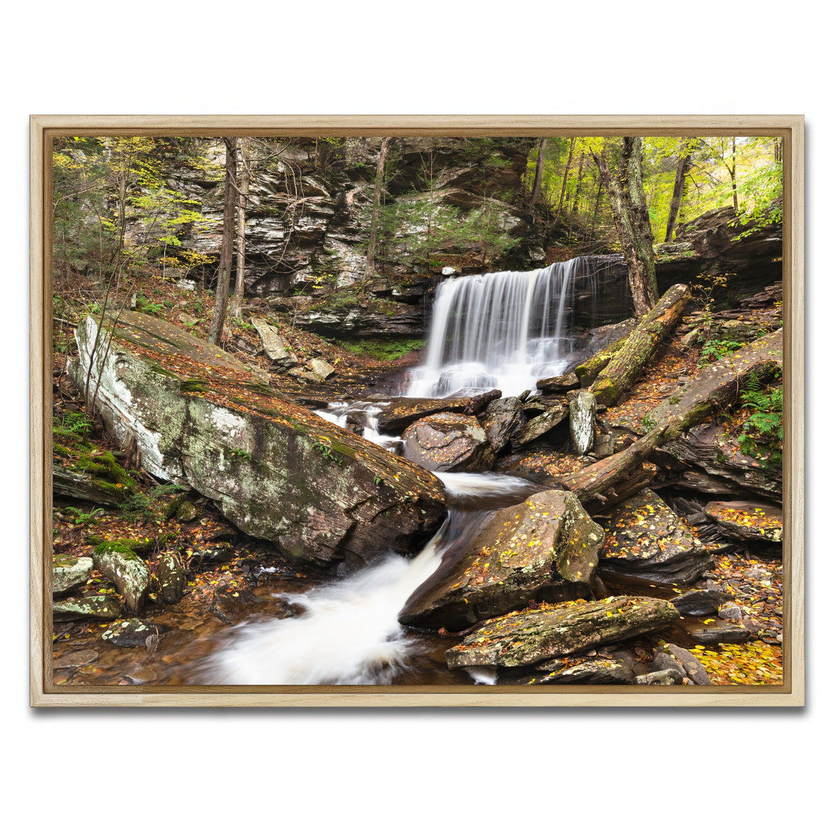 AUTO-MOCKUP WHITE | A Classic Scene | 1 Piece | Natural Frame | group=4x3