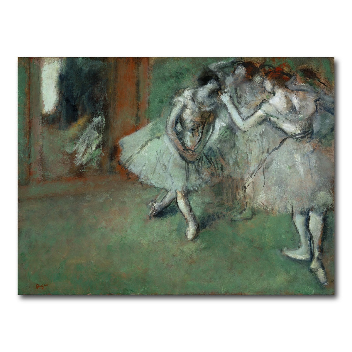AUTO-MOCKUP WHITE | A Group of Dancers | 1 Piece | Gallery Wrap Canvas | group=4x3