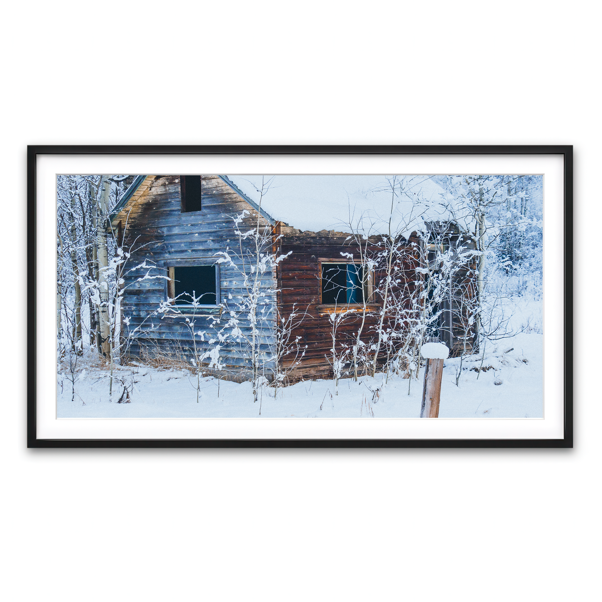 Framed Print 2x1 Black