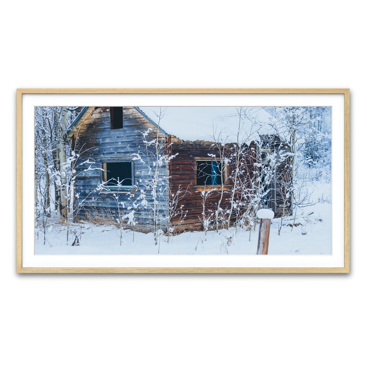 Framed Print 2x1 Natural
