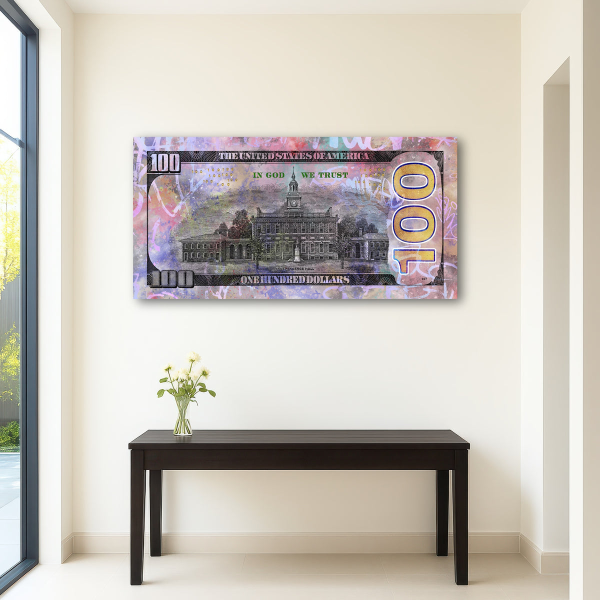 Abstract Benny Back Wall Art