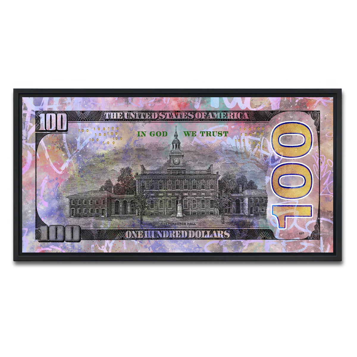 Abstract Benny Back Wall Art