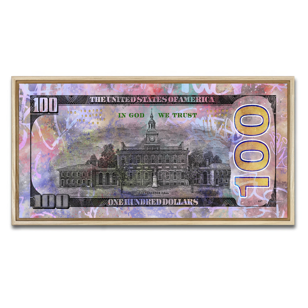 Abstract Benny Back Wall Art