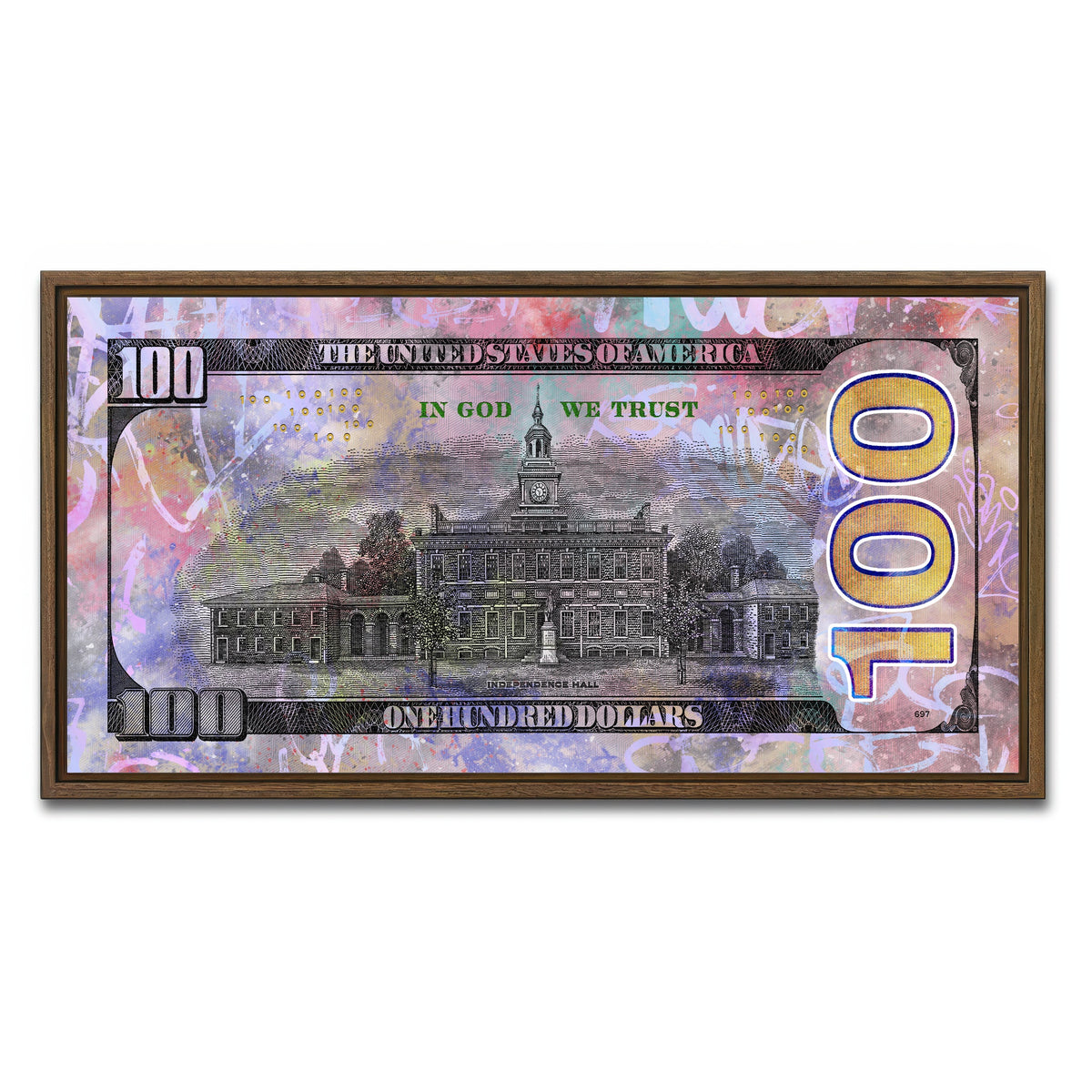 Abstract Benny Back Wall Art