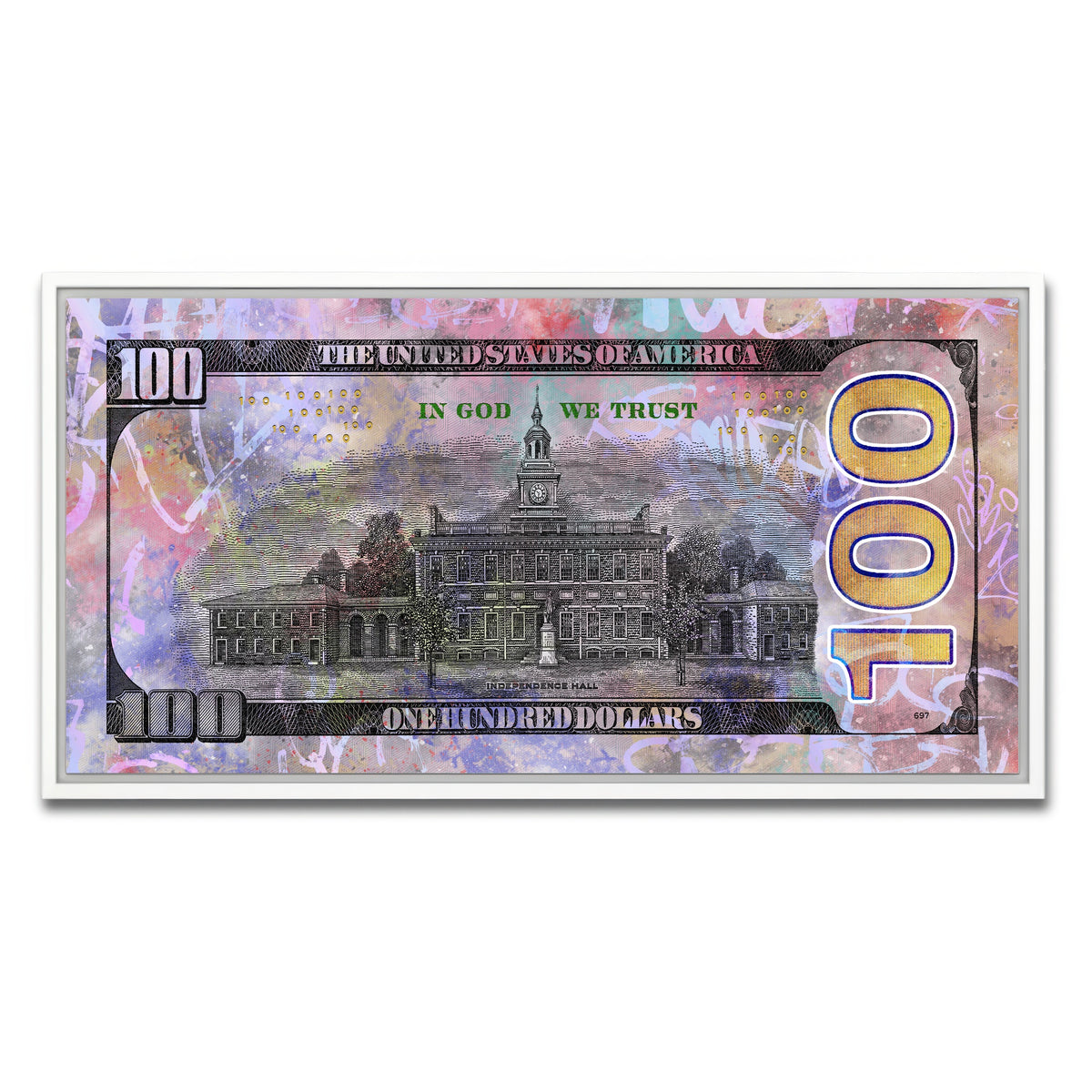 Abstract Benny Back Wall Art