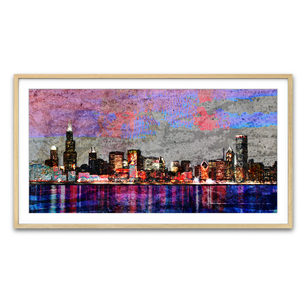 Framed Print 2x1 Natural