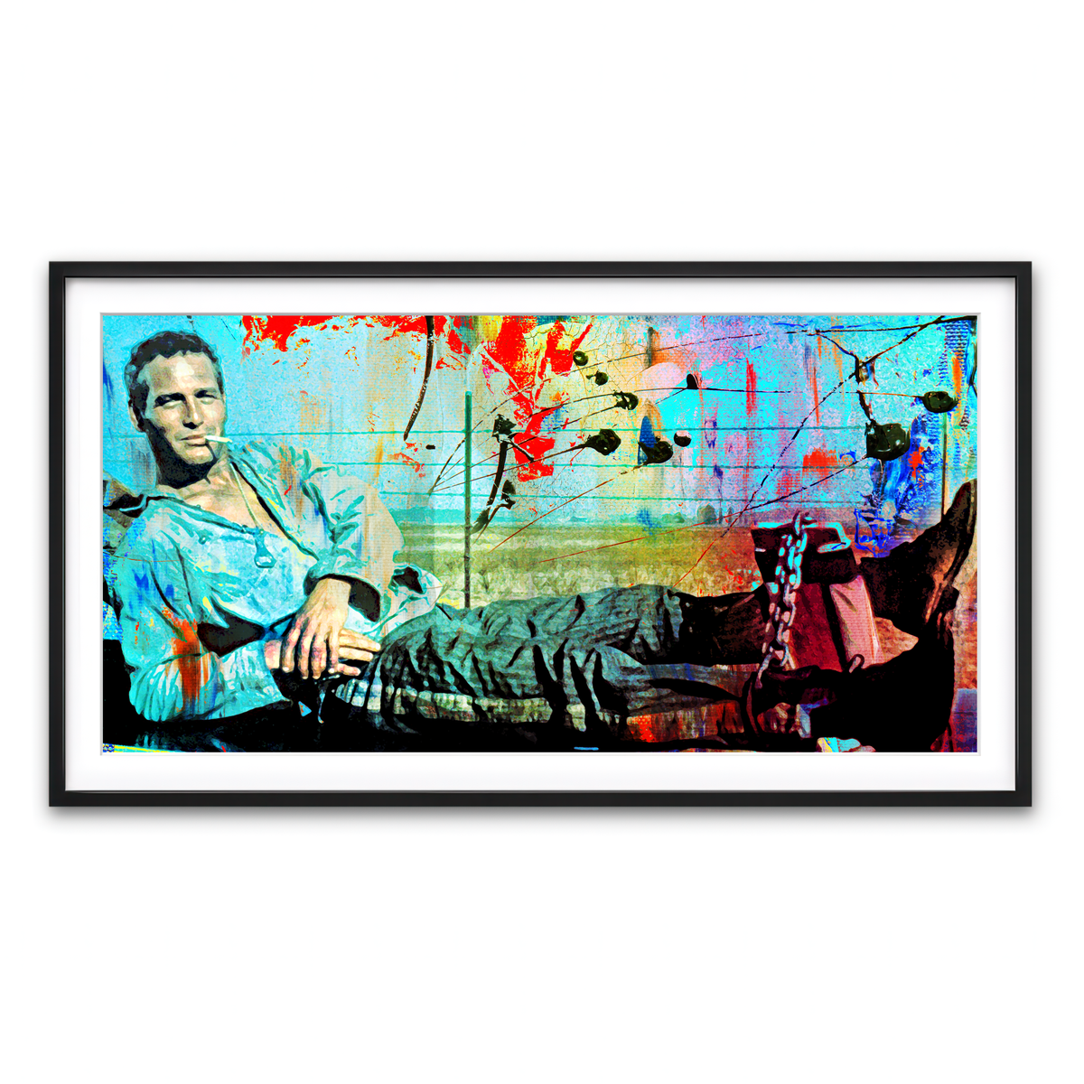 Framed Print 2x1 Black