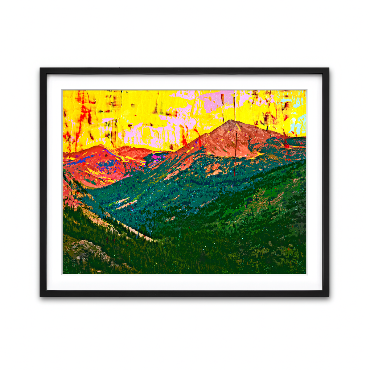 Framed Print 4x3 Black