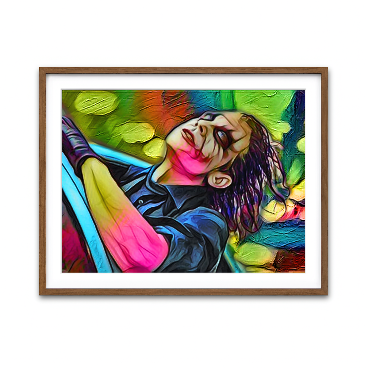 Abstract Joker Wall Art