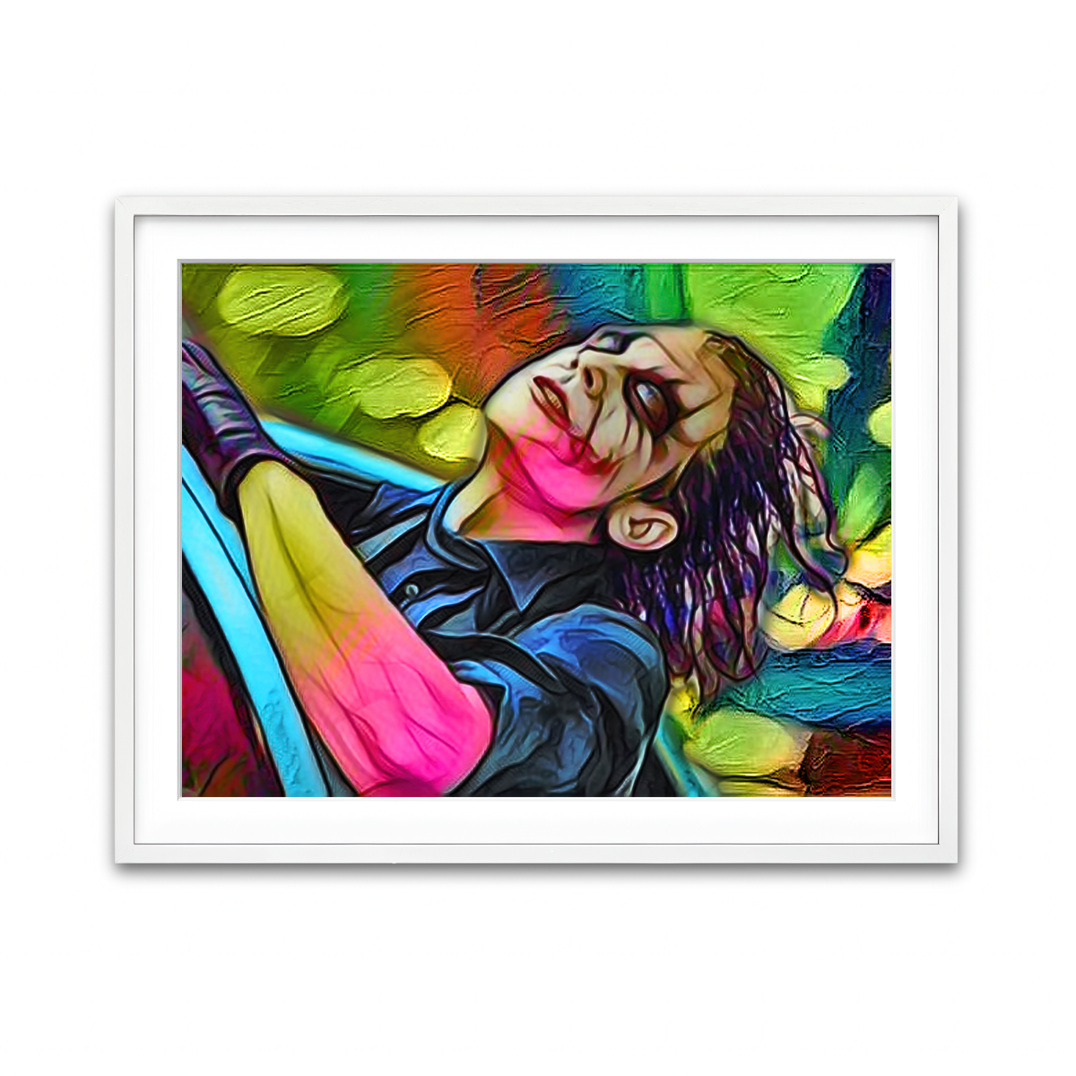 Abstract Joker Wall Art