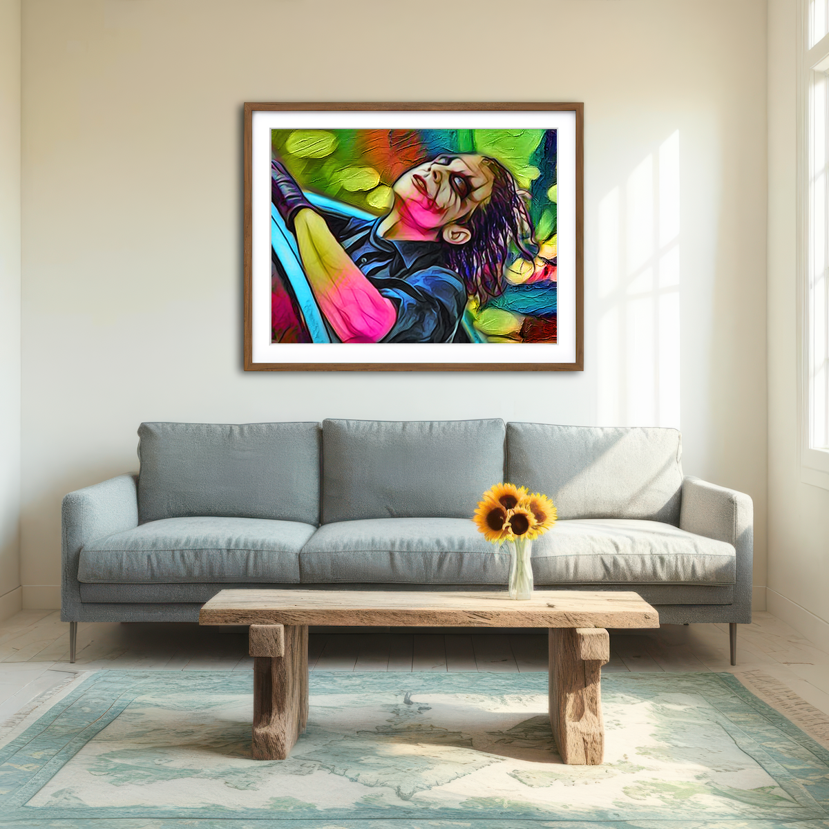 Abstract Joker Wall Art