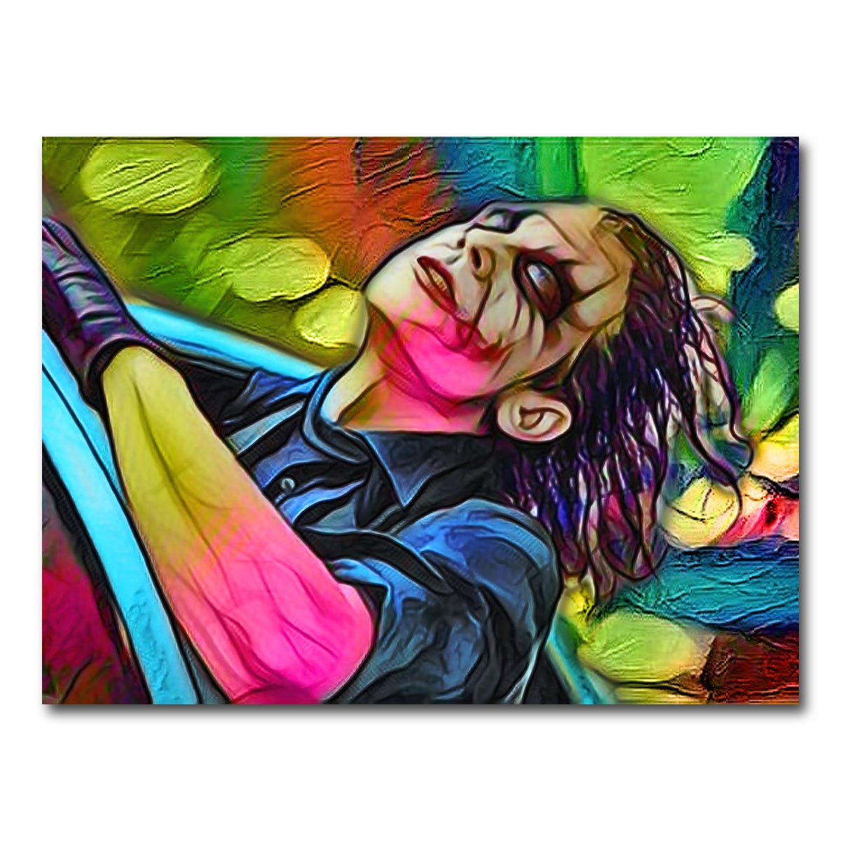 Abstract Joker Wall Art