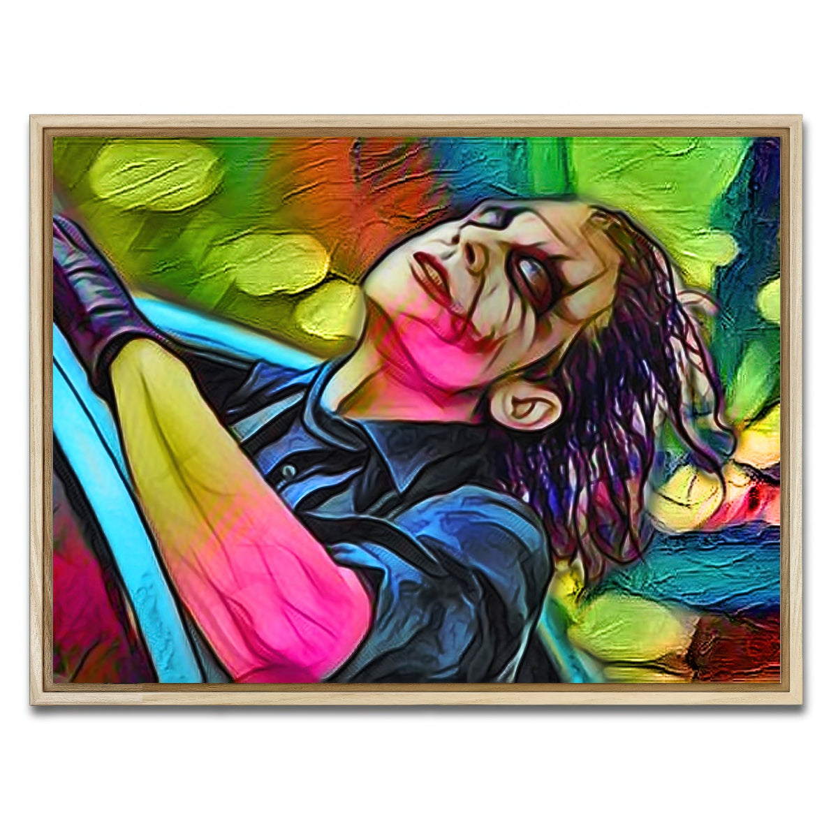 Abstract Joker Wall Art