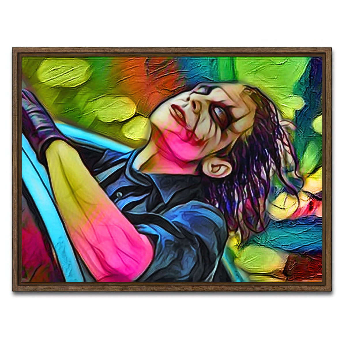 Abstract Joker Wall Art