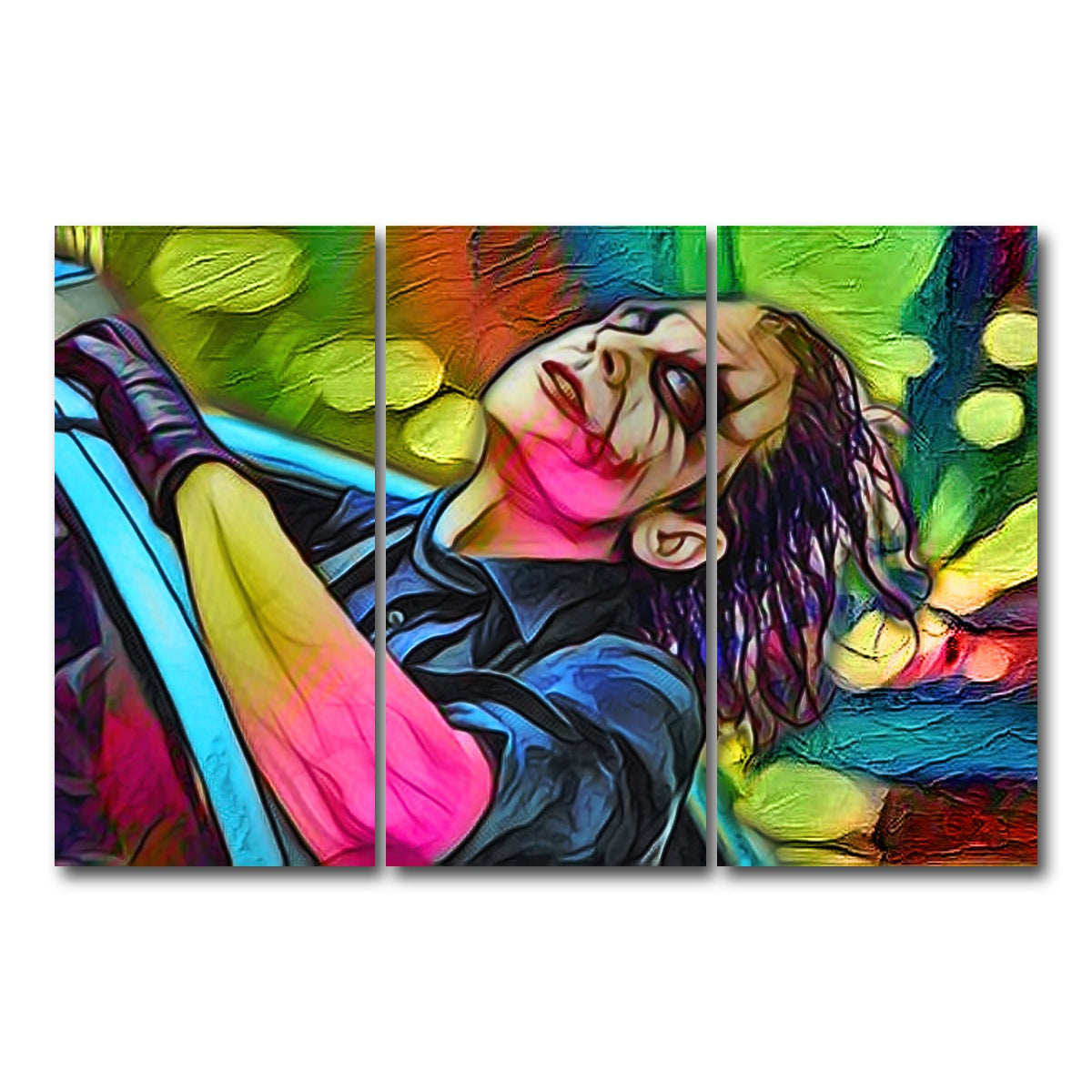 Abstract Joker Wall Art