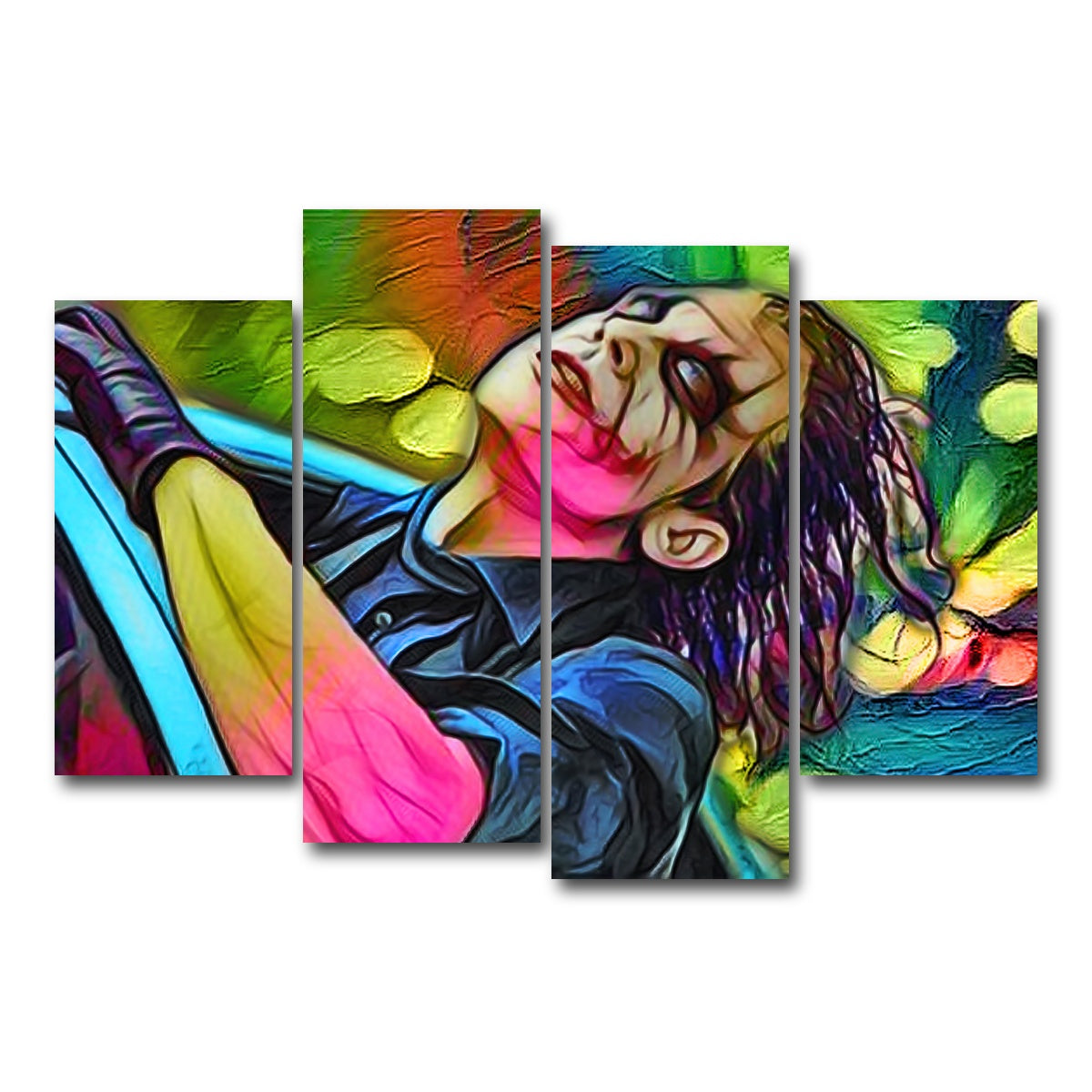 Abstract Joker Wall Art