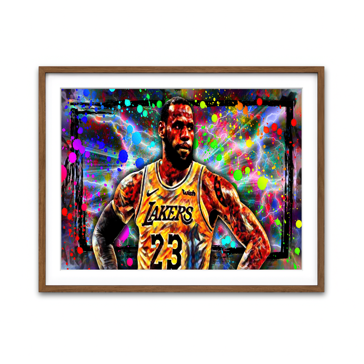 Framed Print 4x3 Walnut