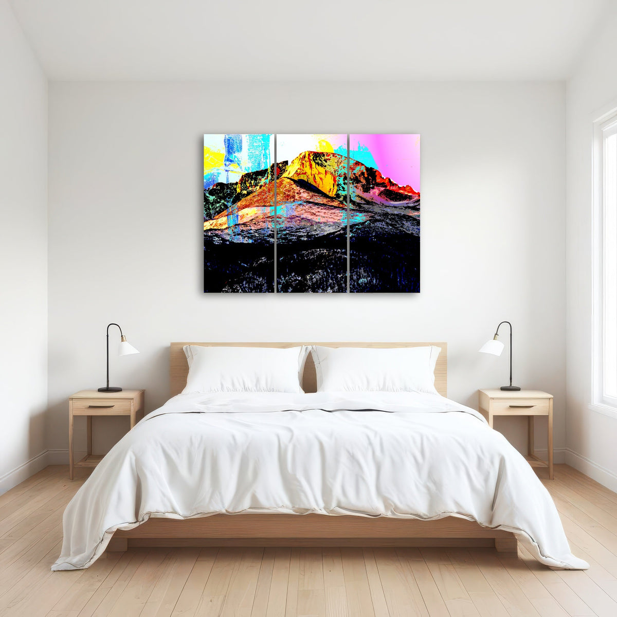 Abstract Longs Peak Wall Art