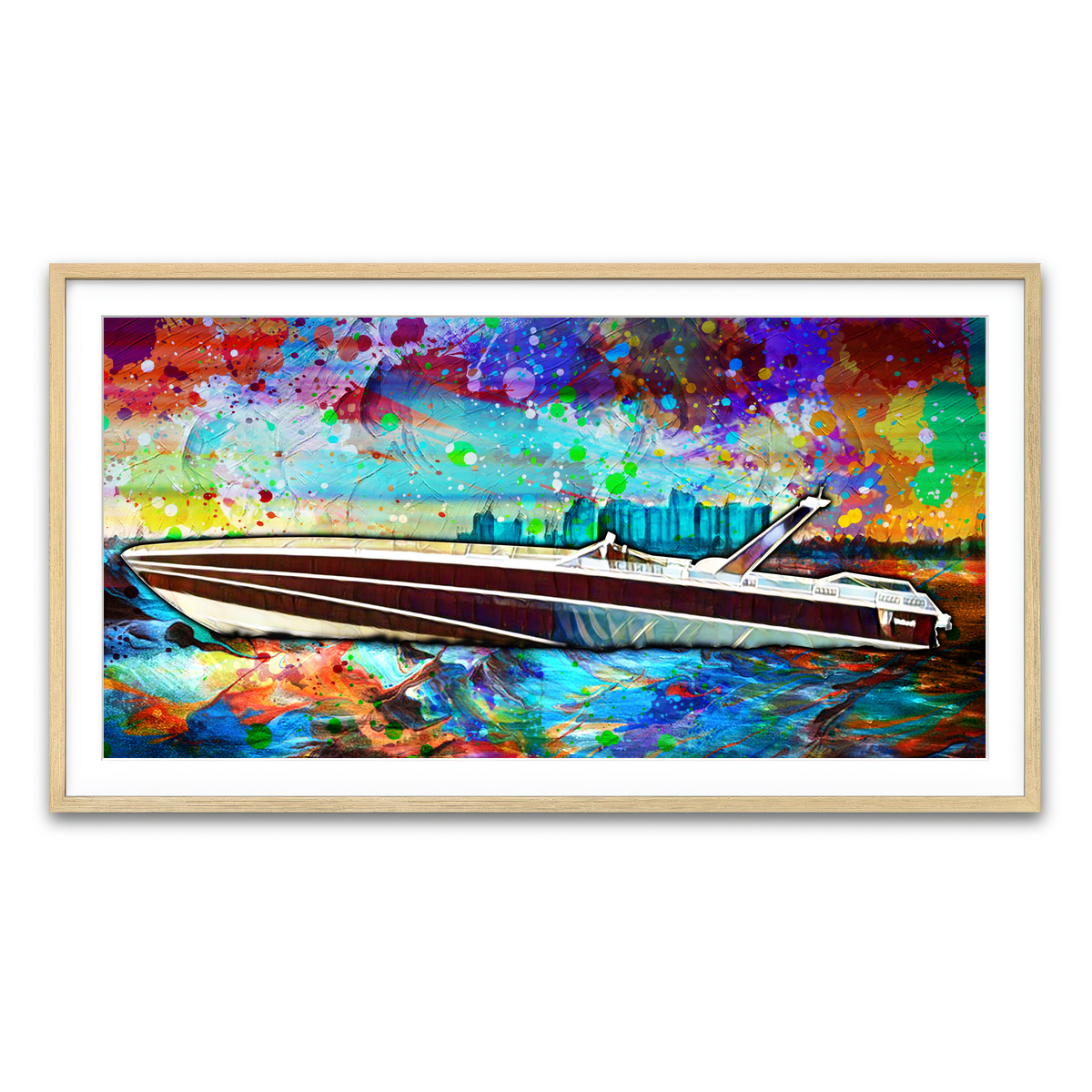 Framed Print 2x1 Natural