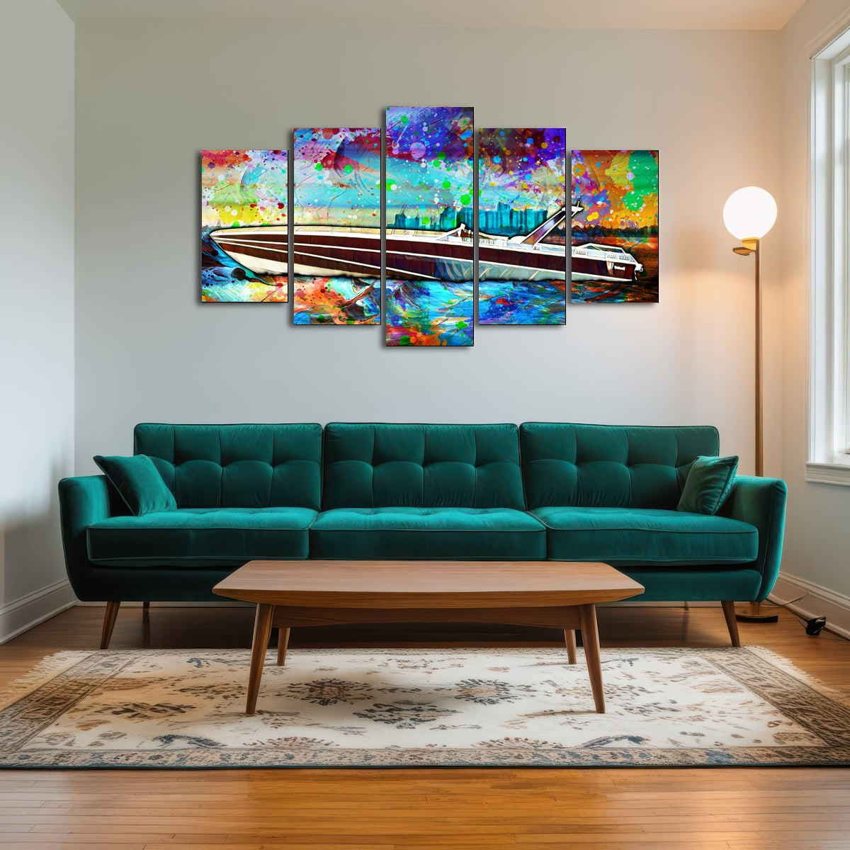 AUTO-MOCKUP ROOM | Abstract Miami Vice Scarab