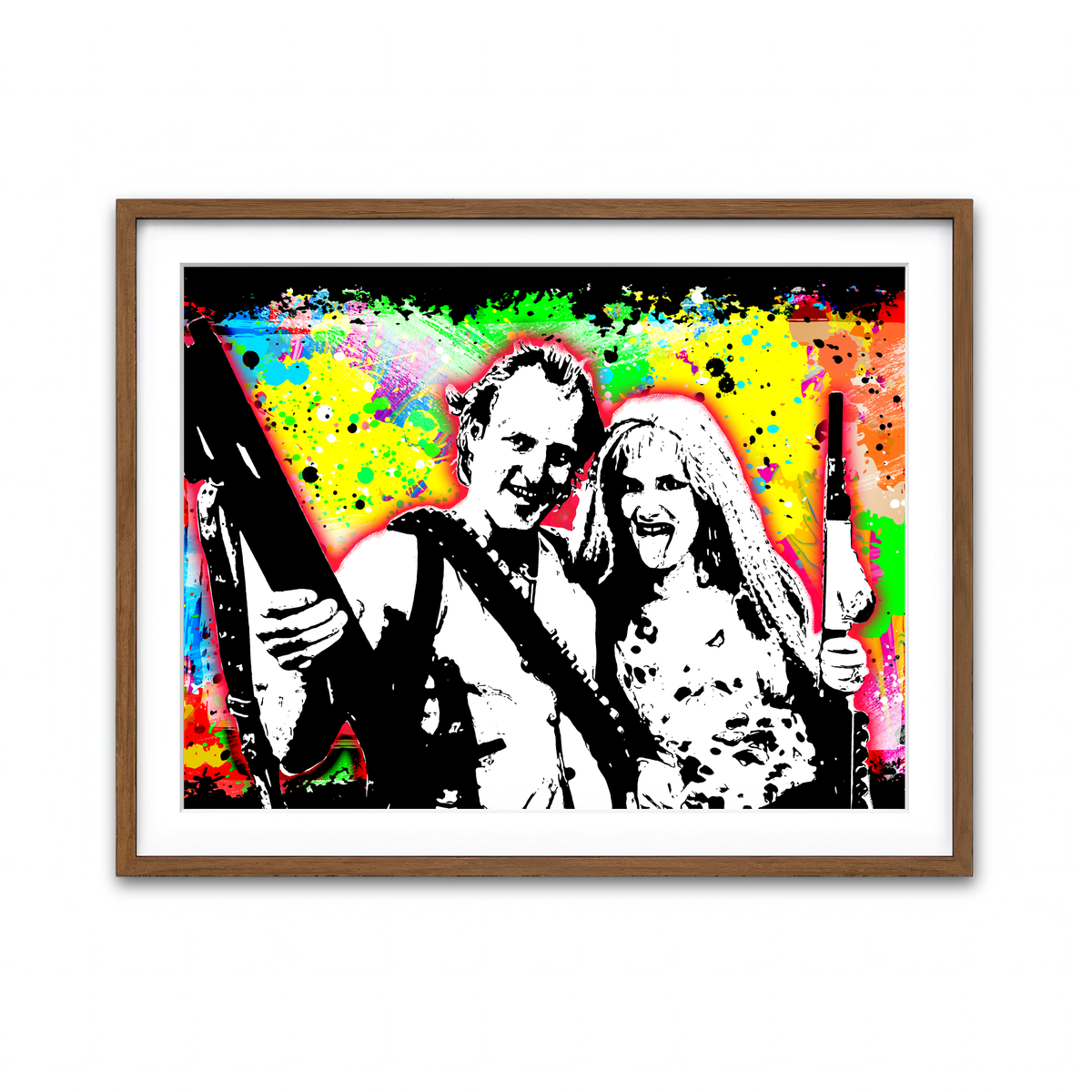 Abstract Natural Born Killers Wall Art