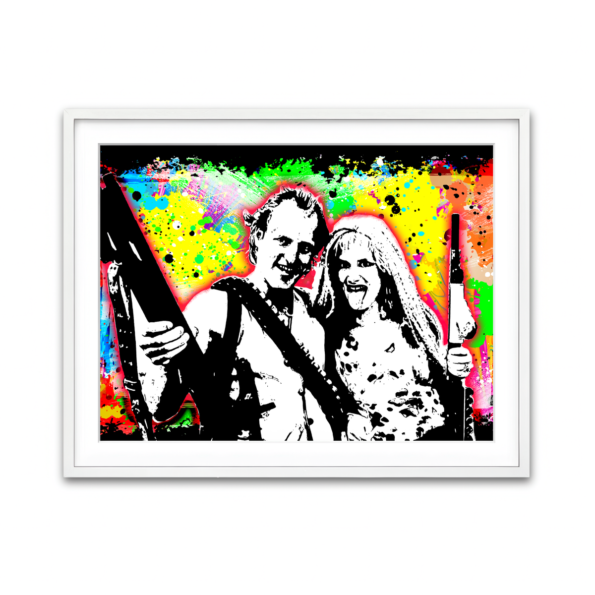 Abstract Natural Born Killers Wall Art