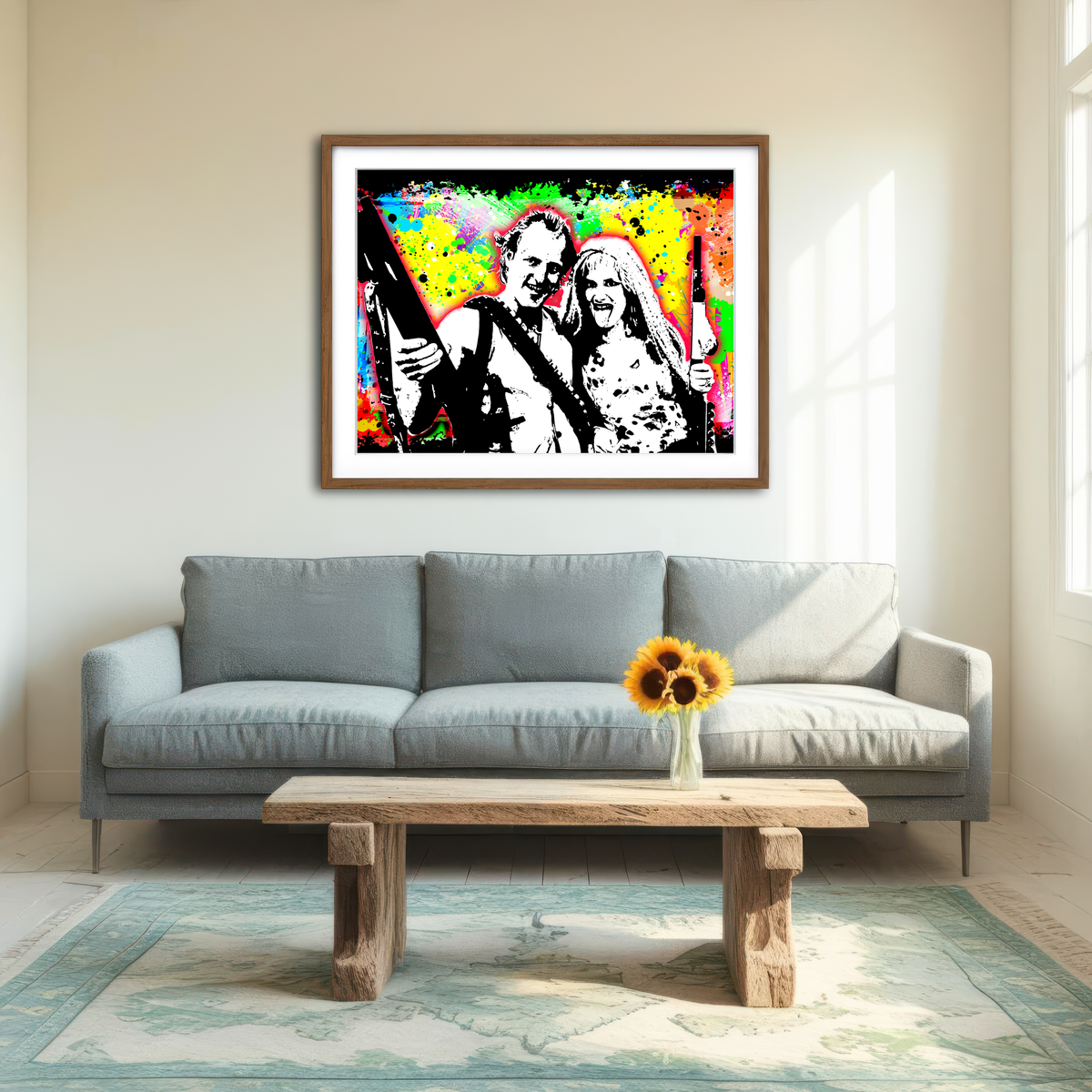 Abstract Natural Born Killers Wall Art