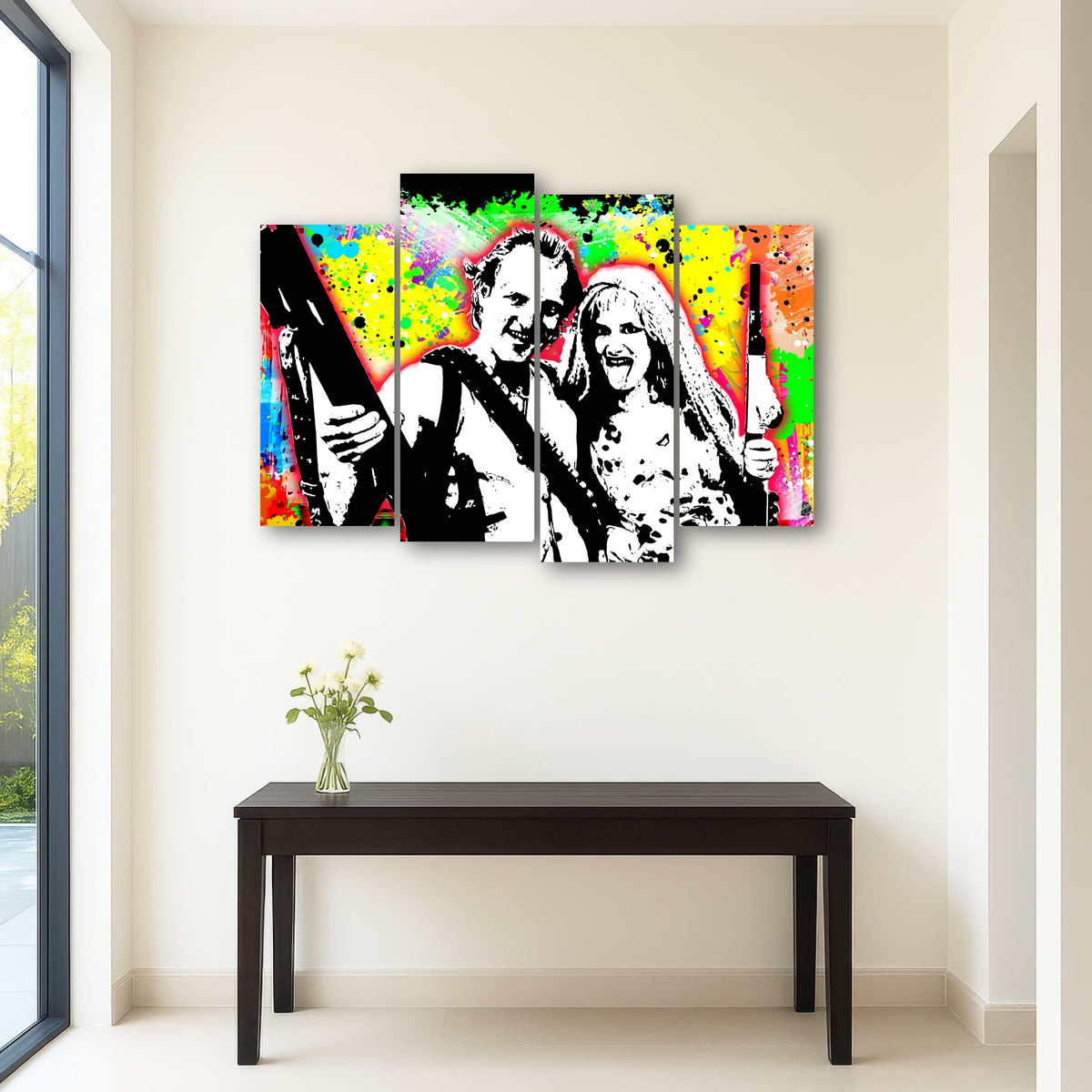 Abstract Natural Born Killers Wall Art
