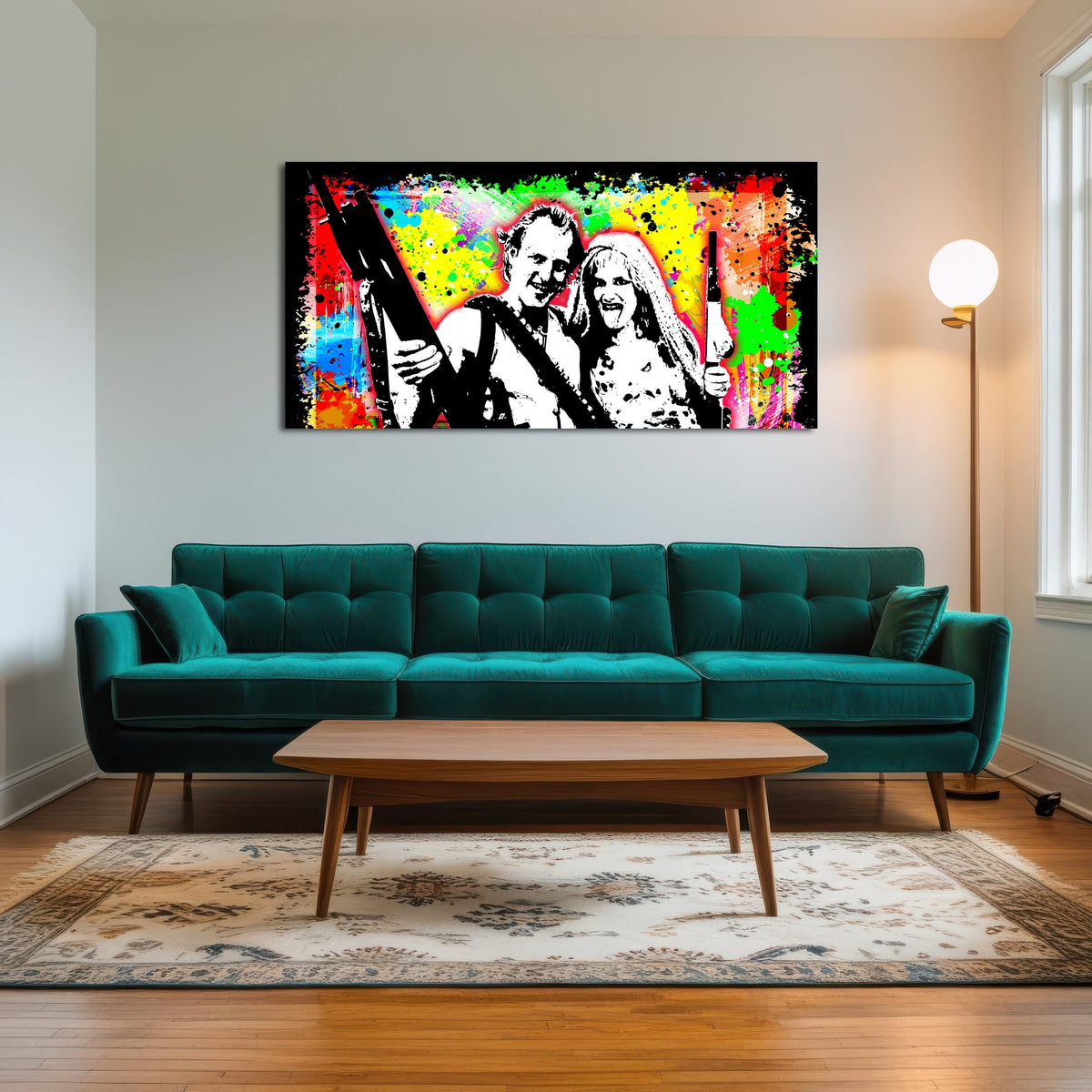 Abstract Natural Born Killers Wall Art