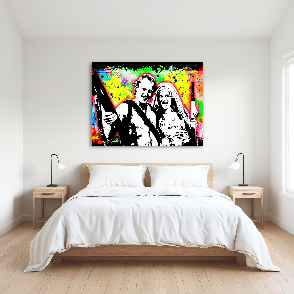 Abstract Natural Born Killers Wall Art