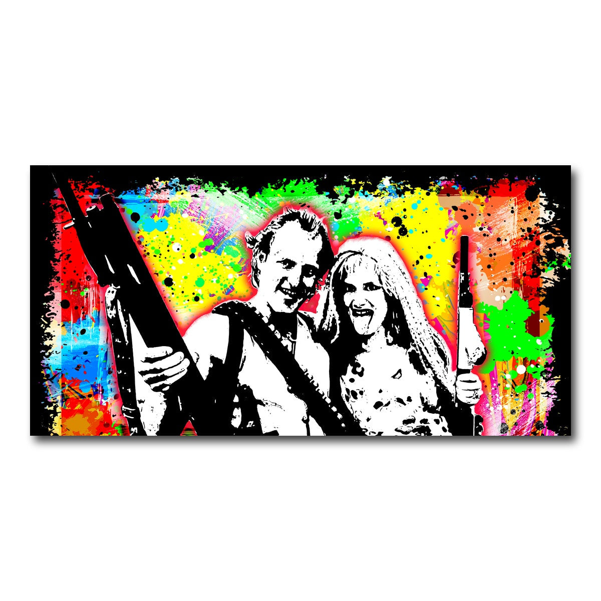 Abstract Natural Born Killers Wall Art