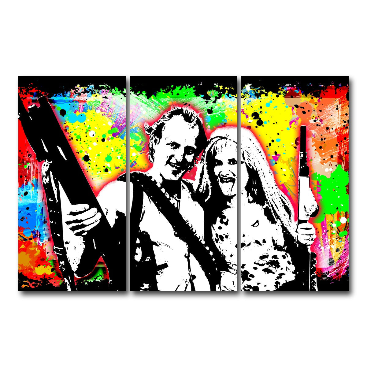 Abstract Natural Born Killers Wall Art