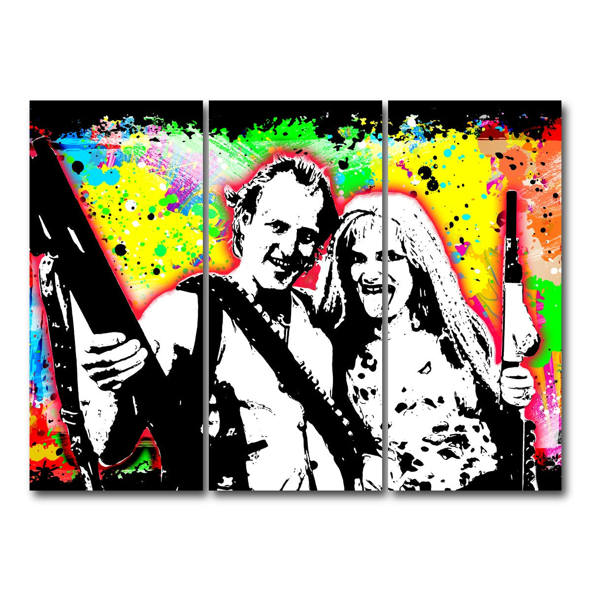 Abstract Natural Born Killers Wall Art