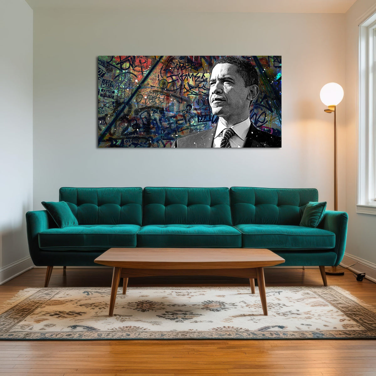 Abstract Obama Wall Art
