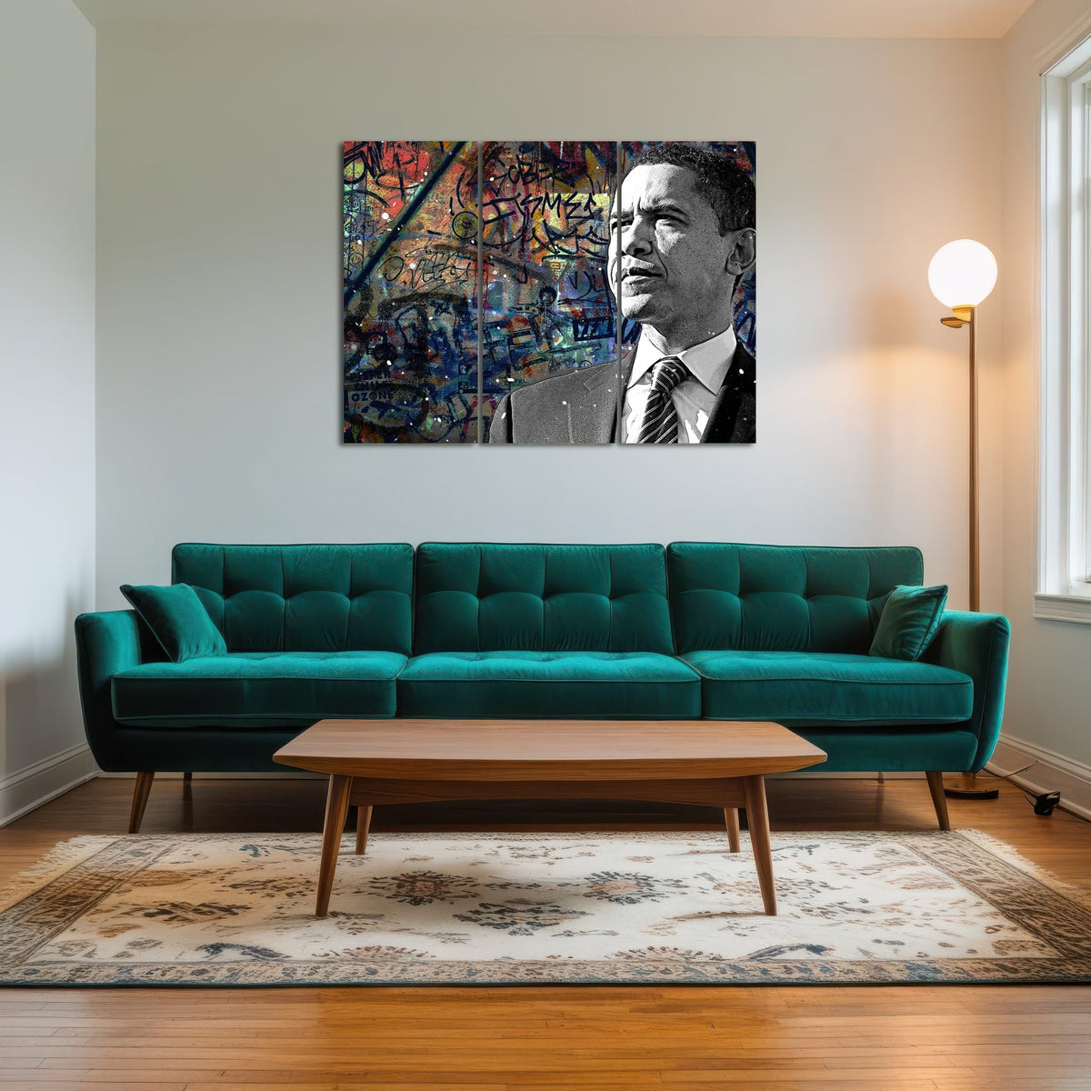 Abstract Obama Wall Art