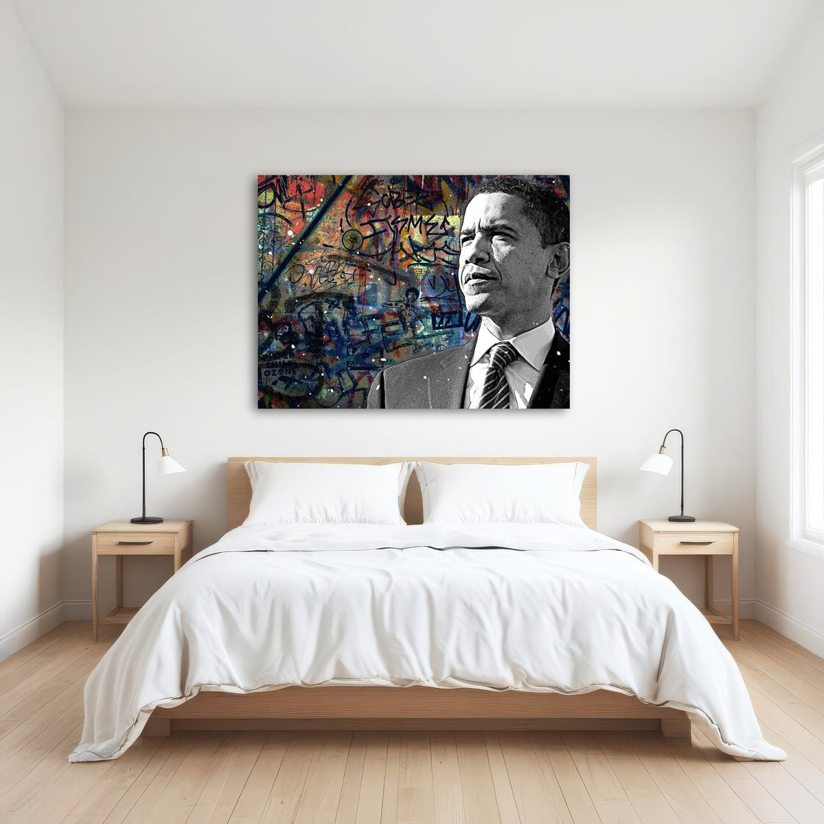 Abstract Obama Wall Art