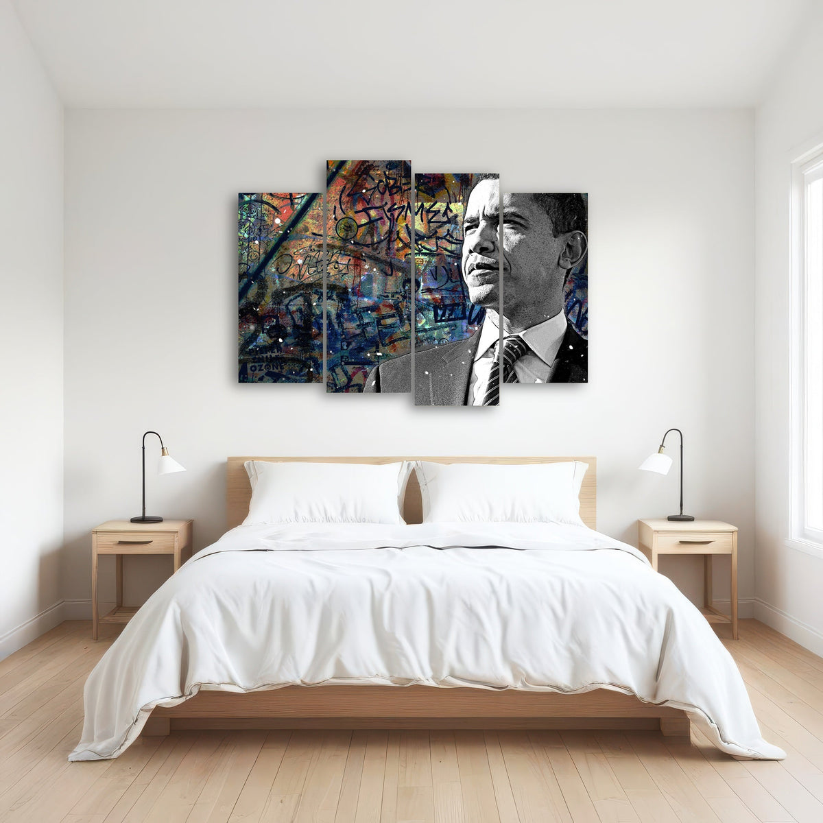 Abstract Obama Wall Art