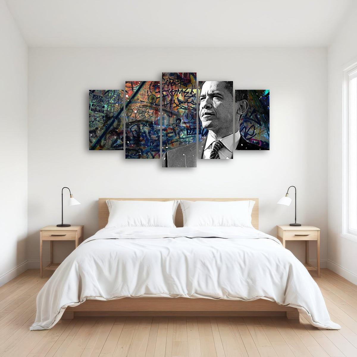 Abstract Obama Wall Art