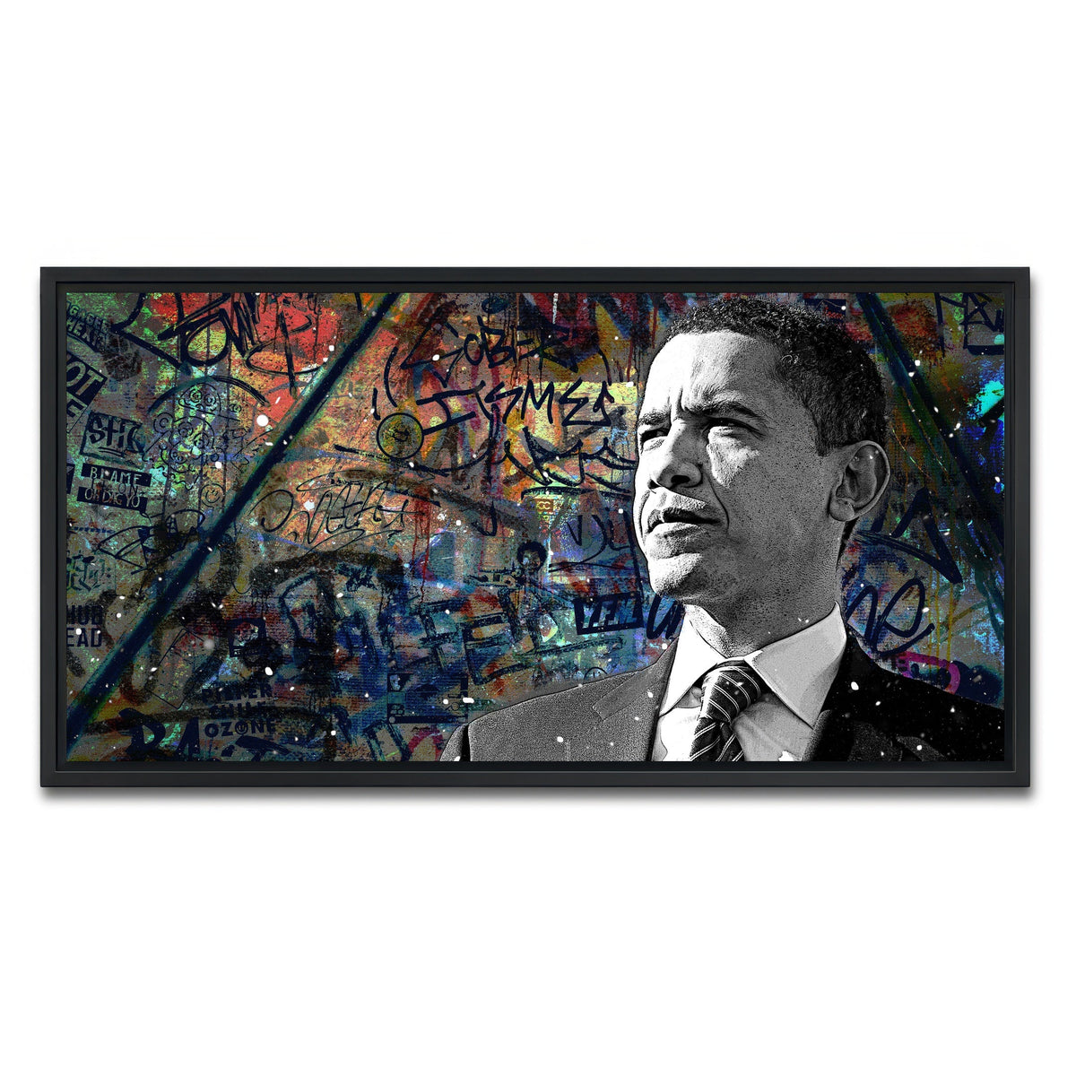 Abstract Obama Wall Art